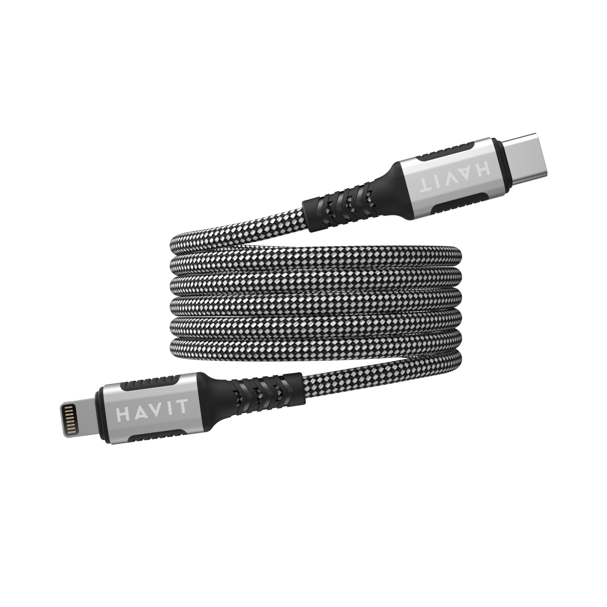 Кабель USB-C - Lightning HAVIT CB6298 PD30W 1м ( магнітний)
