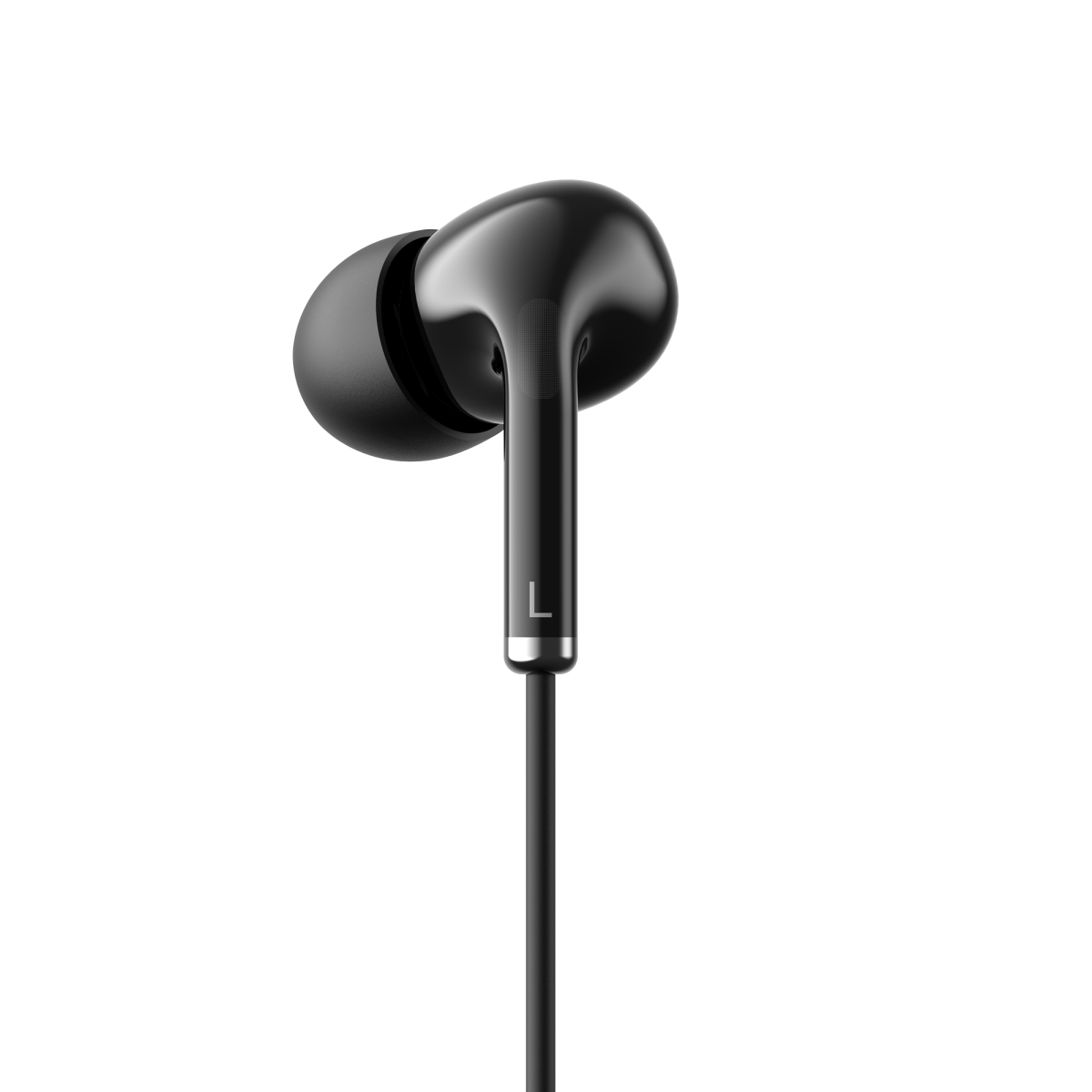 Вакуумні навушники з мікрофоном HAVIT HV-E306P Black