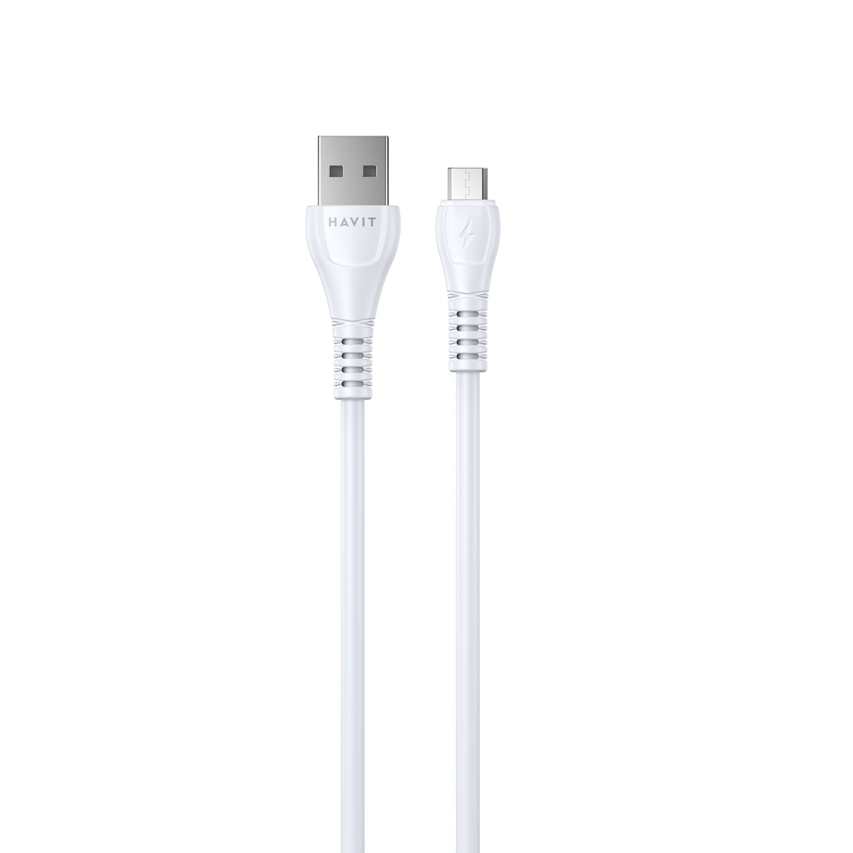 Кабель USB - Micro USB HAVIT HV-CB640C 2.1A 1м White