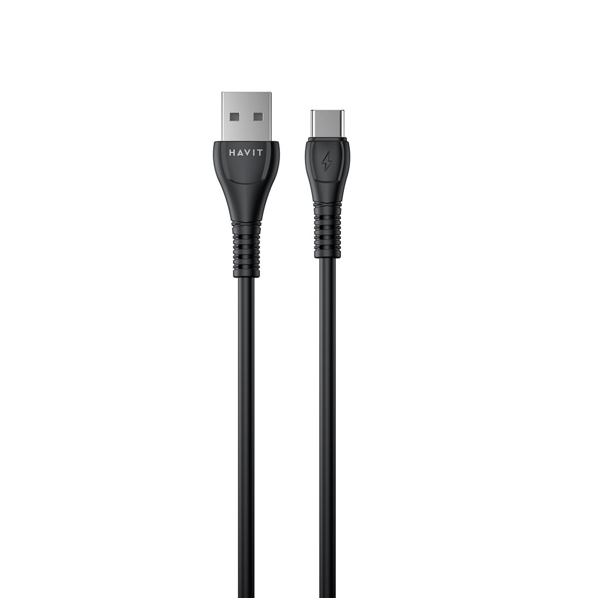 Кабель USB - USB-C HAVIT HV-CB642C 2.1A 1.8м Black