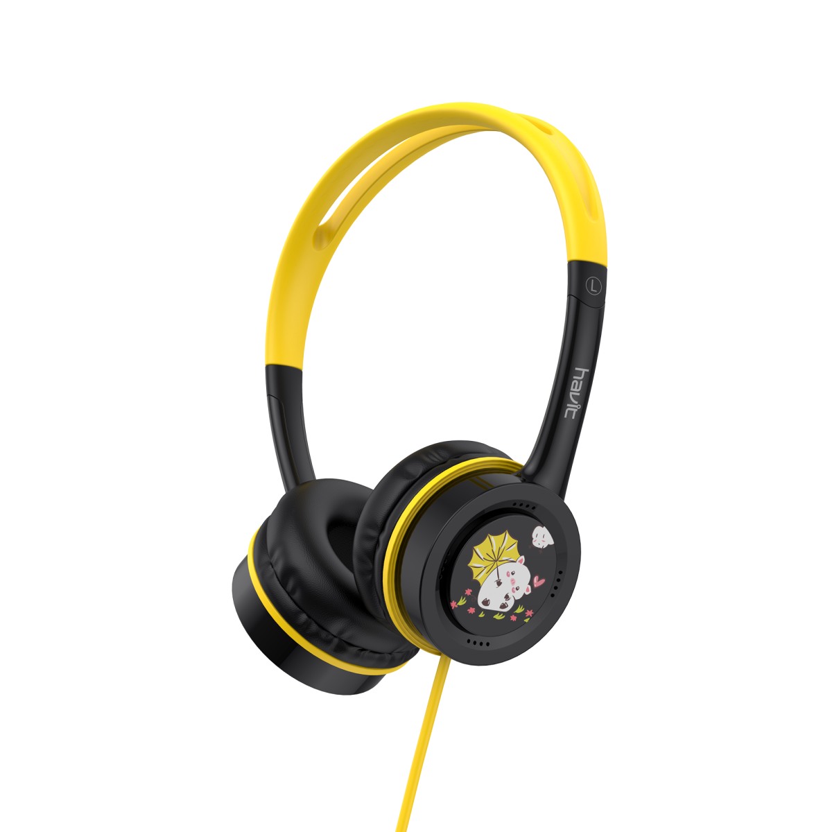 Навушники дитячі дротові накладні HAVIT HV-H210d Black