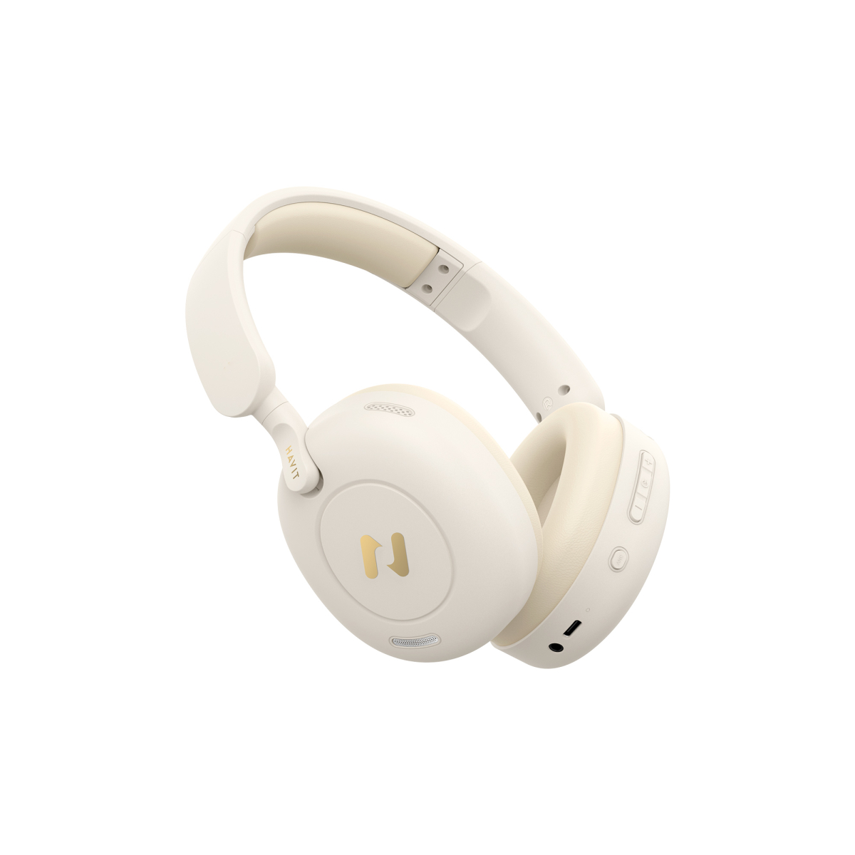 Навушники накладні бездротові HAVIT HV-H655BT PRO ANC Beige