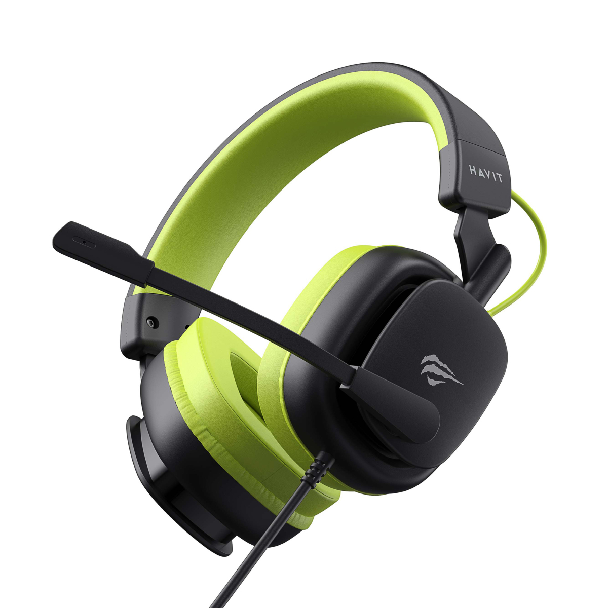 Ігрові навушники з мікрофоном HAVIT H2048U Black+Green Plug USB 7.1 Ігрові навушники з мікрофоном HAVIT H2048U Black+Green Plug USB 7.1